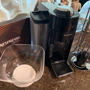 Nespresso Vertuo machine, 3 months old. black.